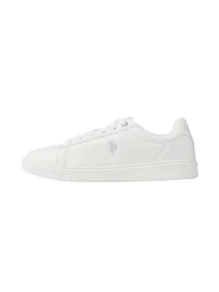 U.S. POLO ASSN. Pantofi cu șireturi UMByron alb