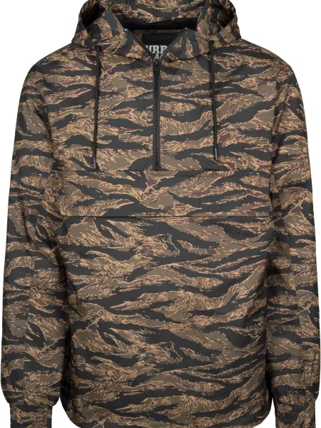 Яке Urban Classics с тигров принт кафяво