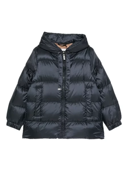 Kaput Max Mara s kapuljačom plava