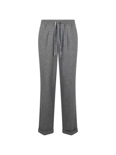Pantaloni Fedeli cu cordon gri