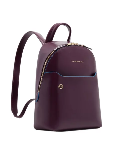 Rucsac Piquadro din piele roșu