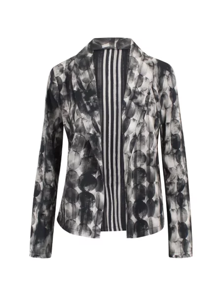 Kurtka Pierantoniogaspari w paski czarna