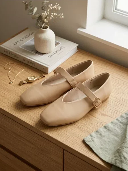 Балетки Sinsay бежевые