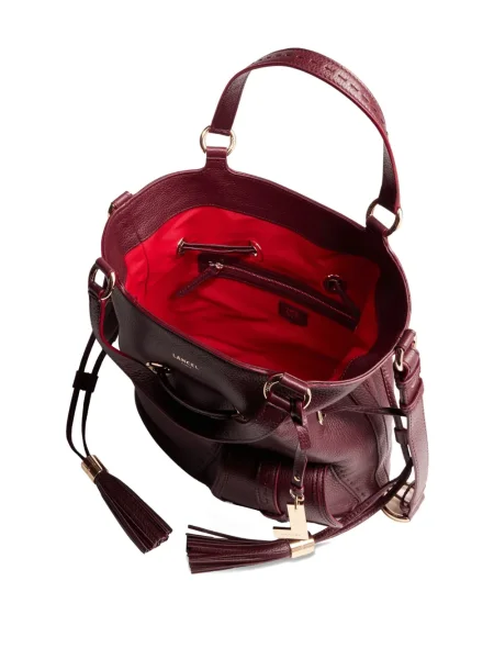 Geantă bucket Lancel roșu