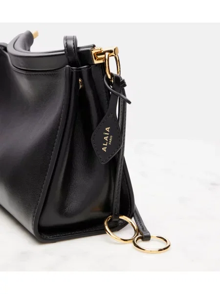 Geanta de piele Alaïa din piele negru