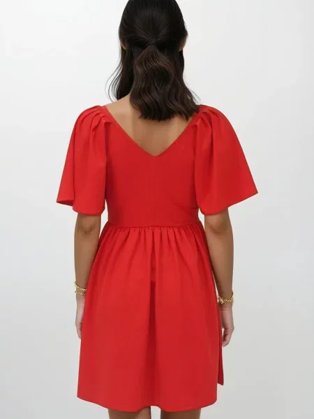 Trend Alaçatı Stili Rochie roșu