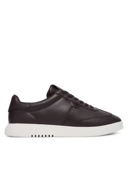 Emporio Armani Sneakersy ciemny brązowy