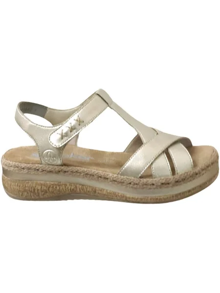 Pantofi Rieker auriu