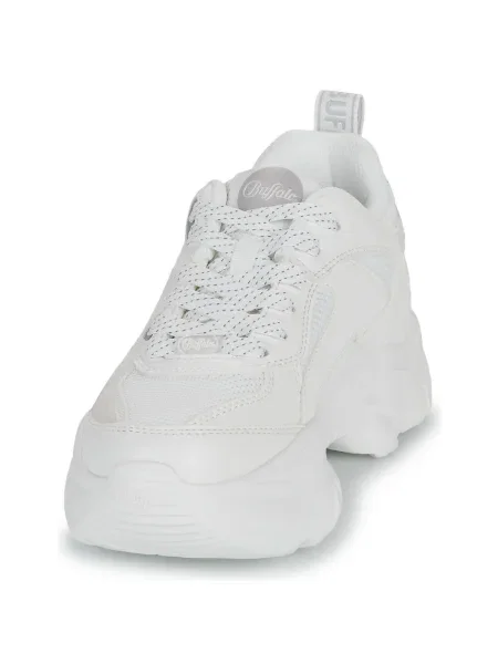 Pantofi Buffalo plasă alb