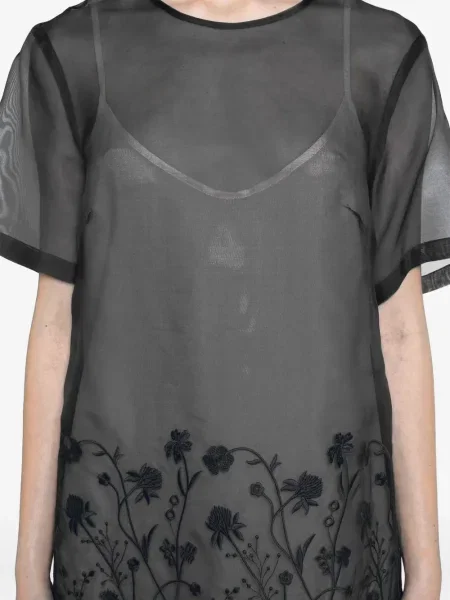 Rochie midi P.a.r.o.s.h. până la genunchi de costum negru