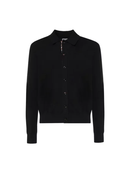 Koszulka polo Burberry czarna