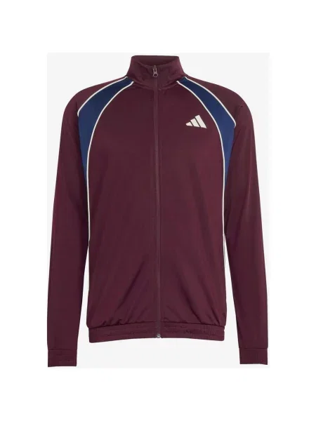 Kurtka adidas Colorblock Tracksuit bordowo granatowa XS czerwona