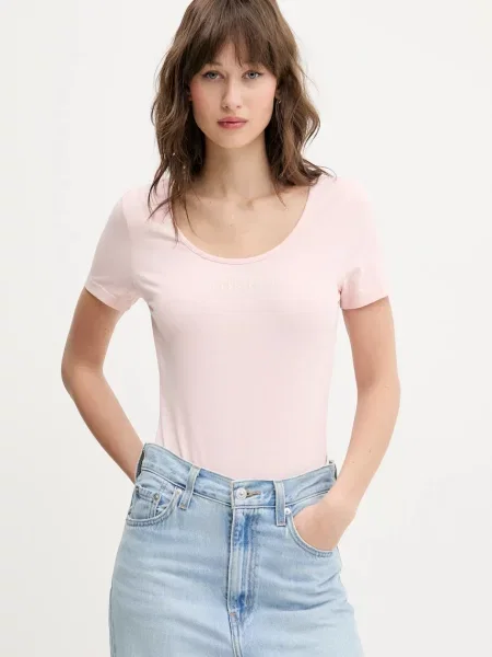 Guess Jeans Kratka majica roza