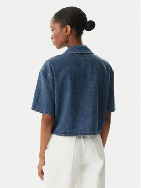Traper košulja Tommy Jeans plava
