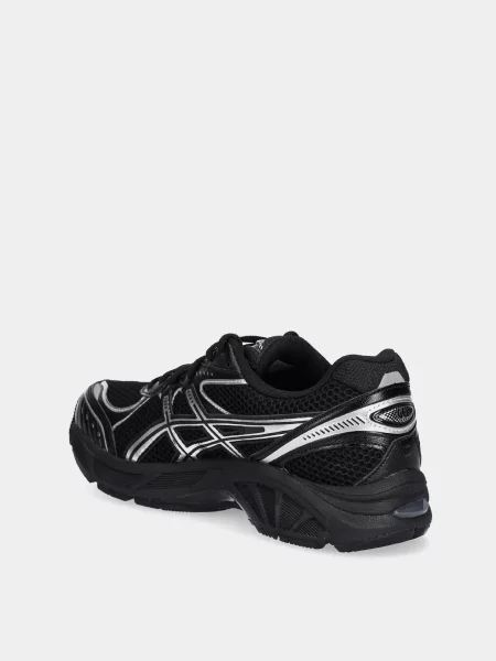 Кожаные повседневные кроссовки Asics черные