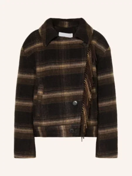 Marant Étoile Bunda Galeane khaki / hnědá černá