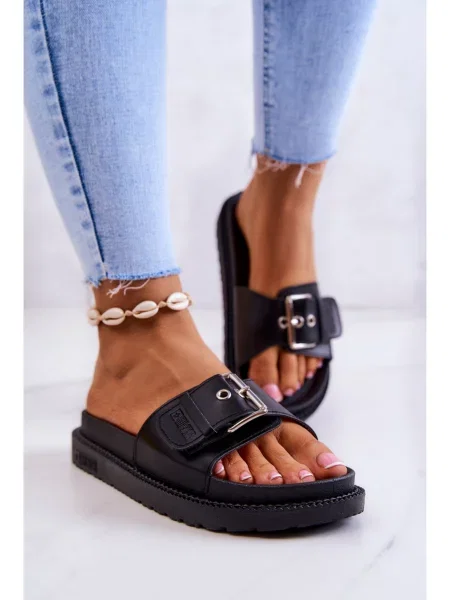 Šľapky Big Star Shoes čierna