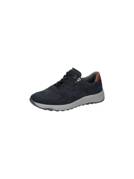 Sneakersy Waldläufer skórzane niebieskie