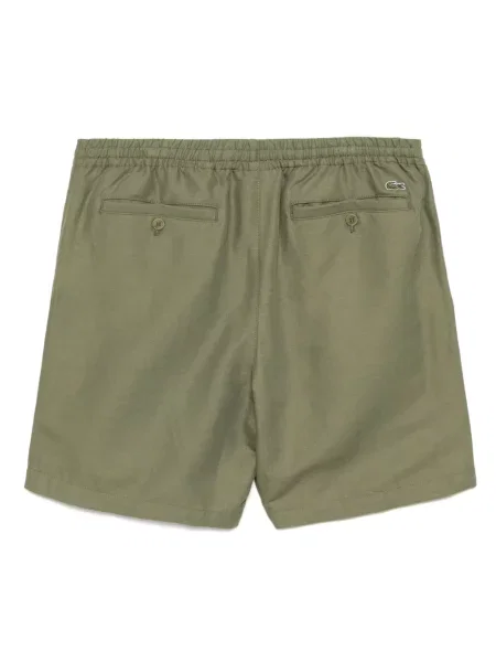Pantaloni scurți Lacoste cu cordon verde