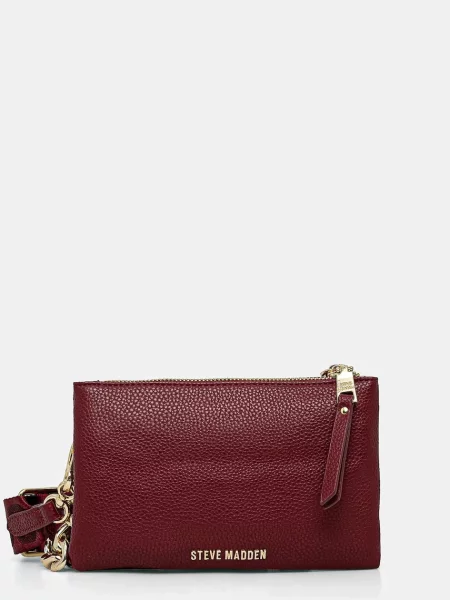Чанта Steve Madden Bnicco червено винено червено