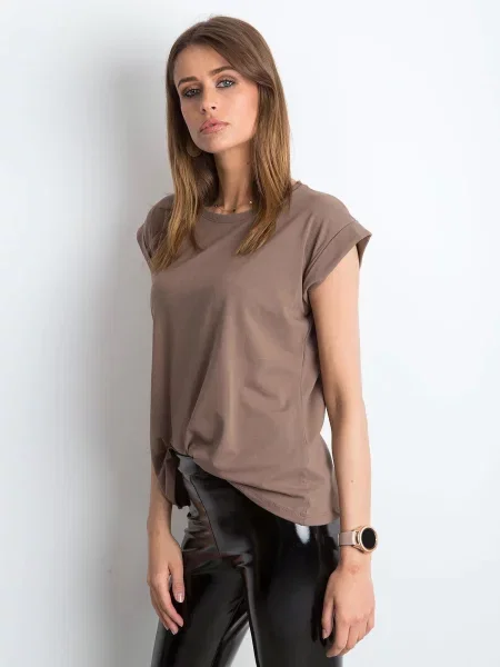 Tricou Fashionhunters maro