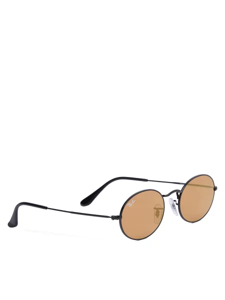 Ray-Ban Ochelari de soare Oval Flat Lenses negru