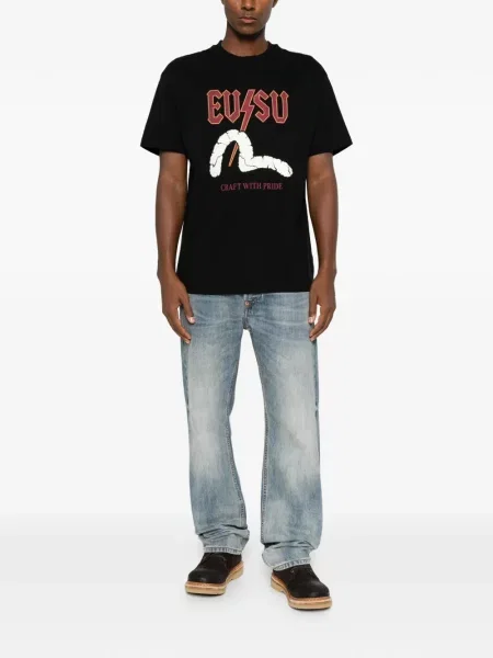 Tricou Evisu cu imagine negru