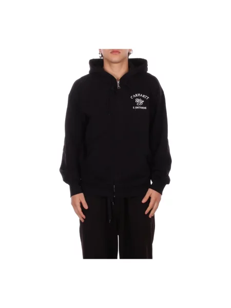 Bluza z kapturem Carhartt Wip z kapturem czarna