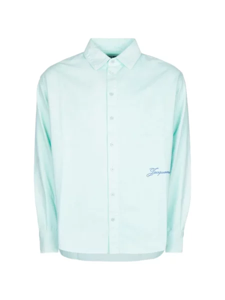 Cămașă Jacquemus cu broderie verde