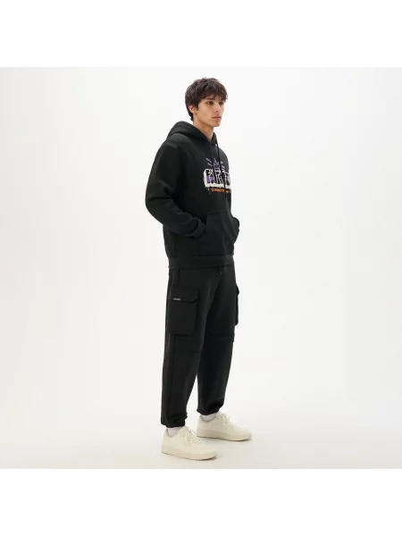 Cropp Штани з накладними чорний