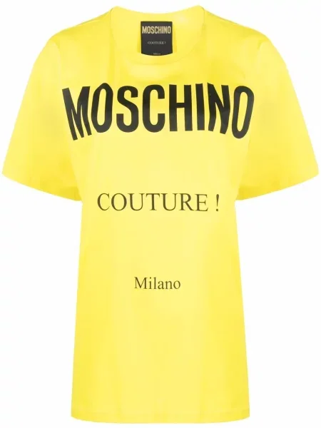 Tricou Moschino galben