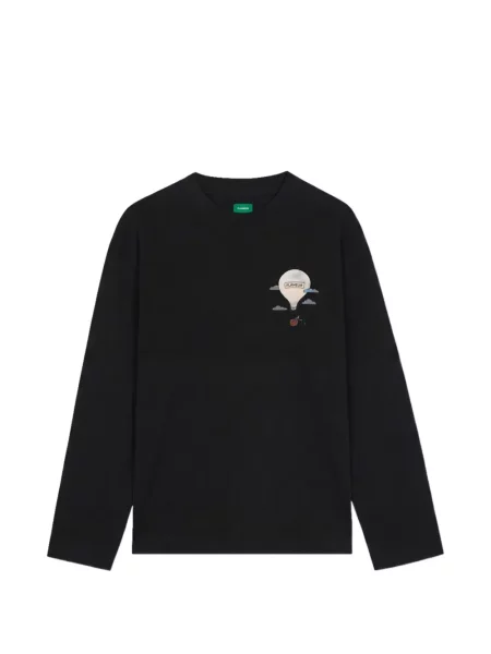 Lung tricou Flâneur negru