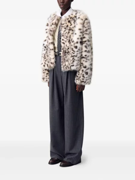 Jakna Claudie Pierlot s printom s leopard uzorkom