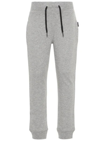 NAME IT Pantaloni gri amestecat negru
