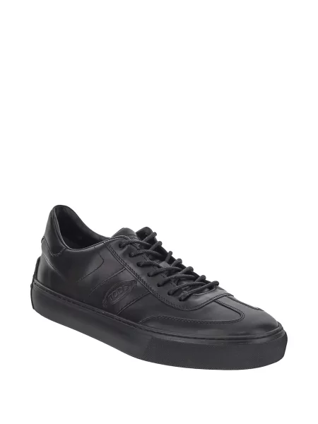 Sneakerși Tod's cu șireturi din dantelă negru