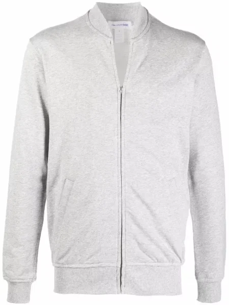 Svetr Comme Des Garçons Shirt s potiskem šedý