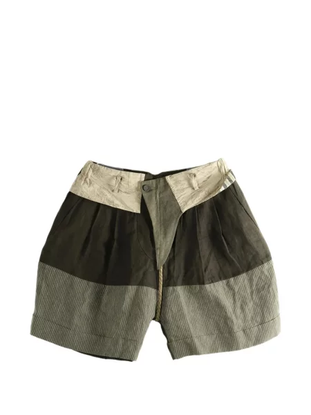 Ленени шорти Ziggy Chen зелено