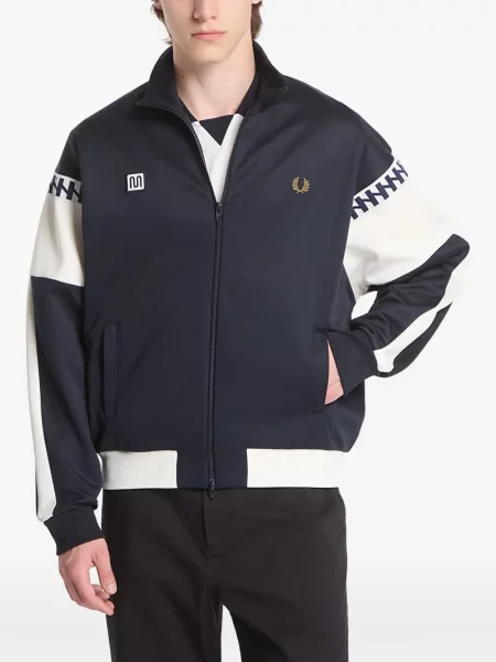 Geacă Fred Perry cu autograf albastru