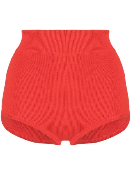 Pantaloni scurți Cashmere In Love din cașmir roșu