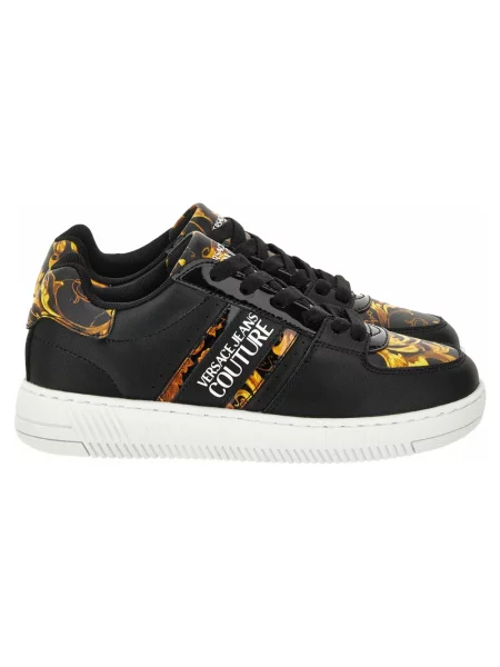 Sneakersy Versace Jeans Couture brązowe