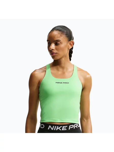 Tricou de antrenament pentru femei Nike Pro Sculpt illusion green/cucumber calm/black negru