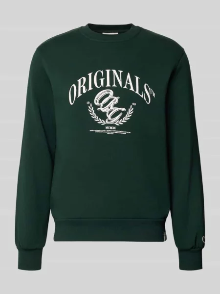 Bluza z nadrukiem z logo model FREDERIKSBERG' Jack & Jones