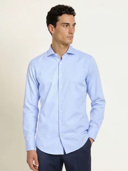 Strokesman's Koszula Comfort Fit blau