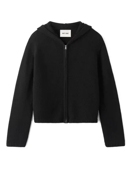 Hanorac cu glugă Soft Goat negru