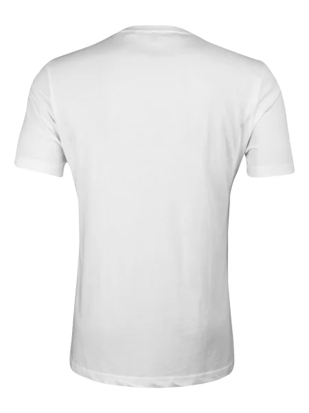 LONSDALE Tricou Classic maro / galben alb