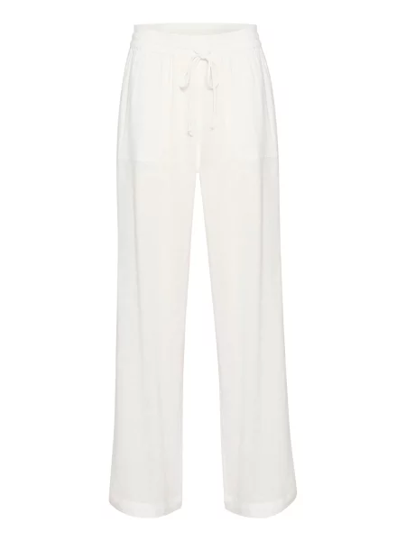 Kaffe Pantaloni natural alb