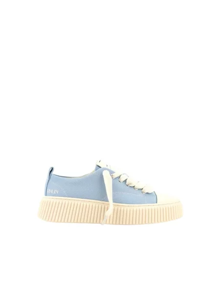 Sneakersy Rhun płócienne niebieskie