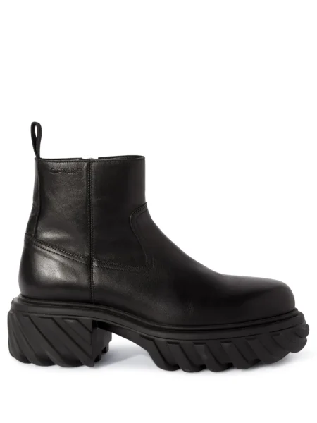 Cizme scurte Off-white alb