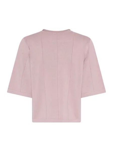 Dzianinowy sweter Bruuns Bazaar różowy