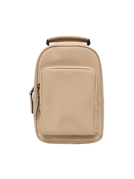 Rains plecak Book Daypack Mini W3 mały gładki beżowy